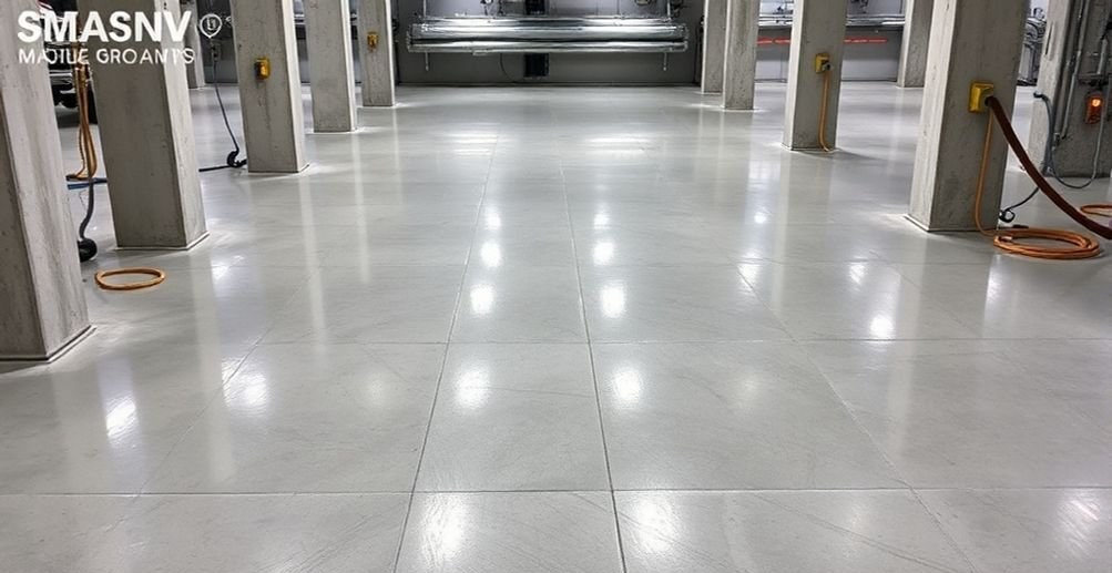 Depo ve Üretim Tesisleri İçin Renkli Beton Zeminler: Güvenlik ve Görsel İyileştirme